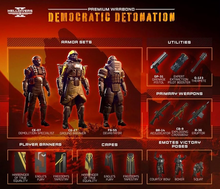 Democratic Detonation </br>Warbond