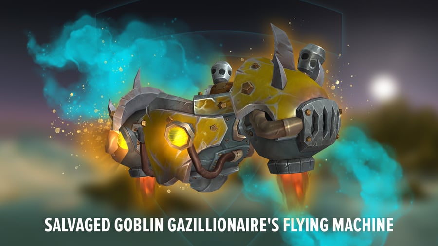 Salvaged Goblin Gazillionaire's Flying Machine