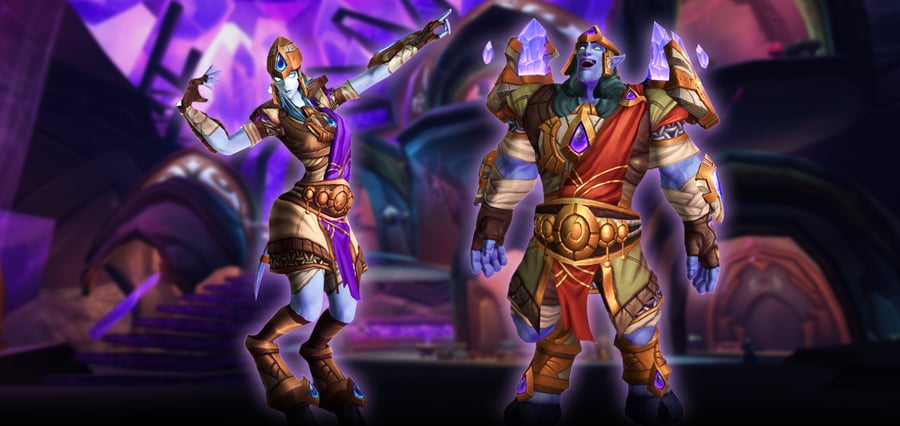 Buy Draenei Heritage Armor Boost Wow Heritage Of The Draenei Ensemble