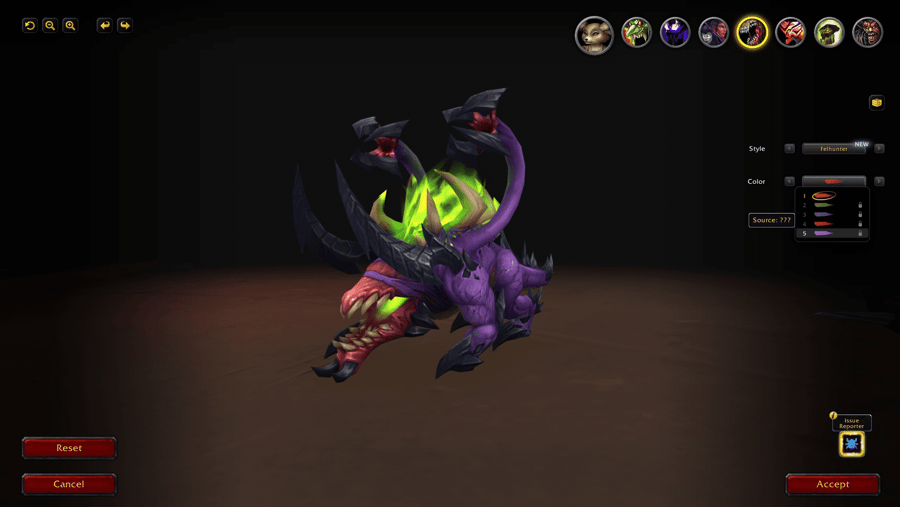Warlock Pet Appearances