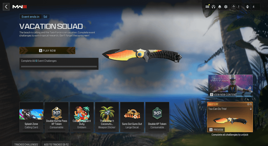 Vacation Squad Event
