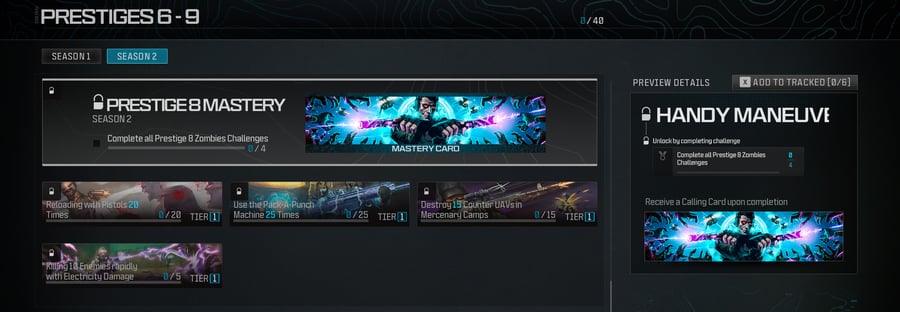 Prestige Calling Cards