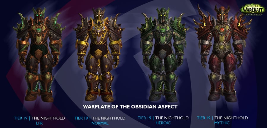 Warrior Transmog Sets
