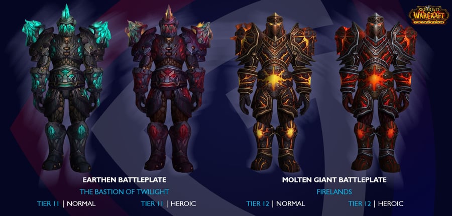 Warrior Transmog Sets