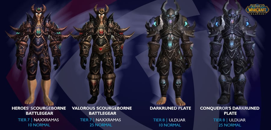 Death Knight Transmog Sets