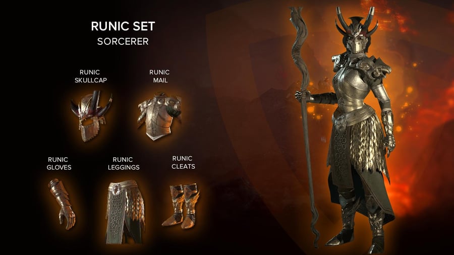 Buy Diablo 4 Runic Set Armor, Cheap D4 Transmog For Sale At Overgear.com