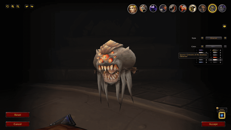 Warlock Pet Appearances