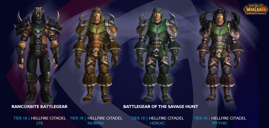Hunter Transmog Sets