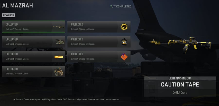 Al Mazrah<br>Weapon Cases