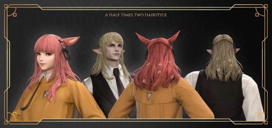 A Half Times Two Hairstyle