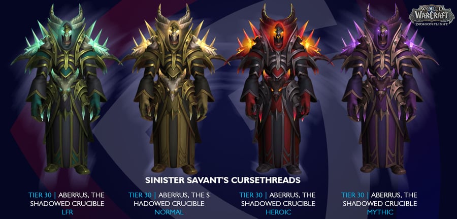 Warlock Transmog Sets