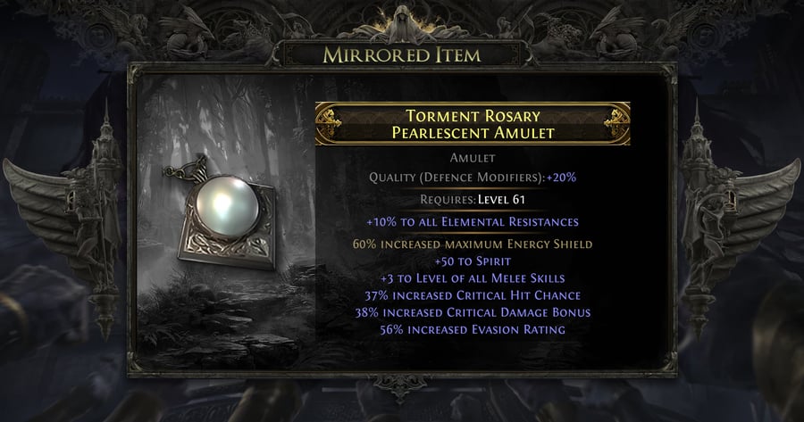 Mirrored Amulet