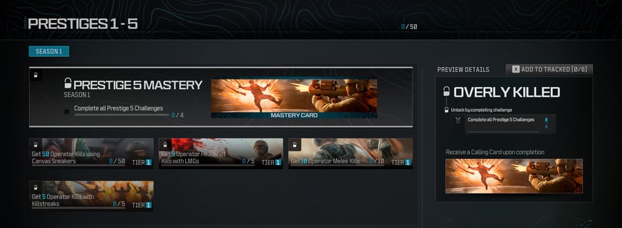 Prestige Calling Cards