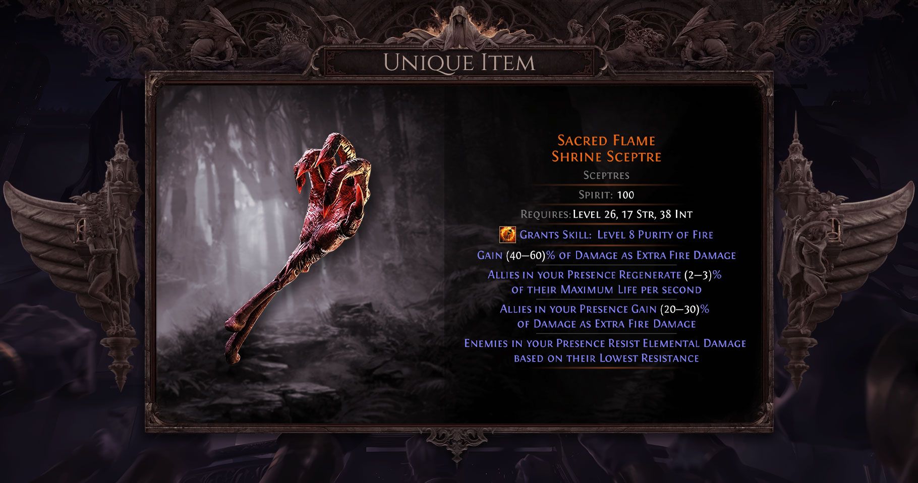 poe 2 sacred flame