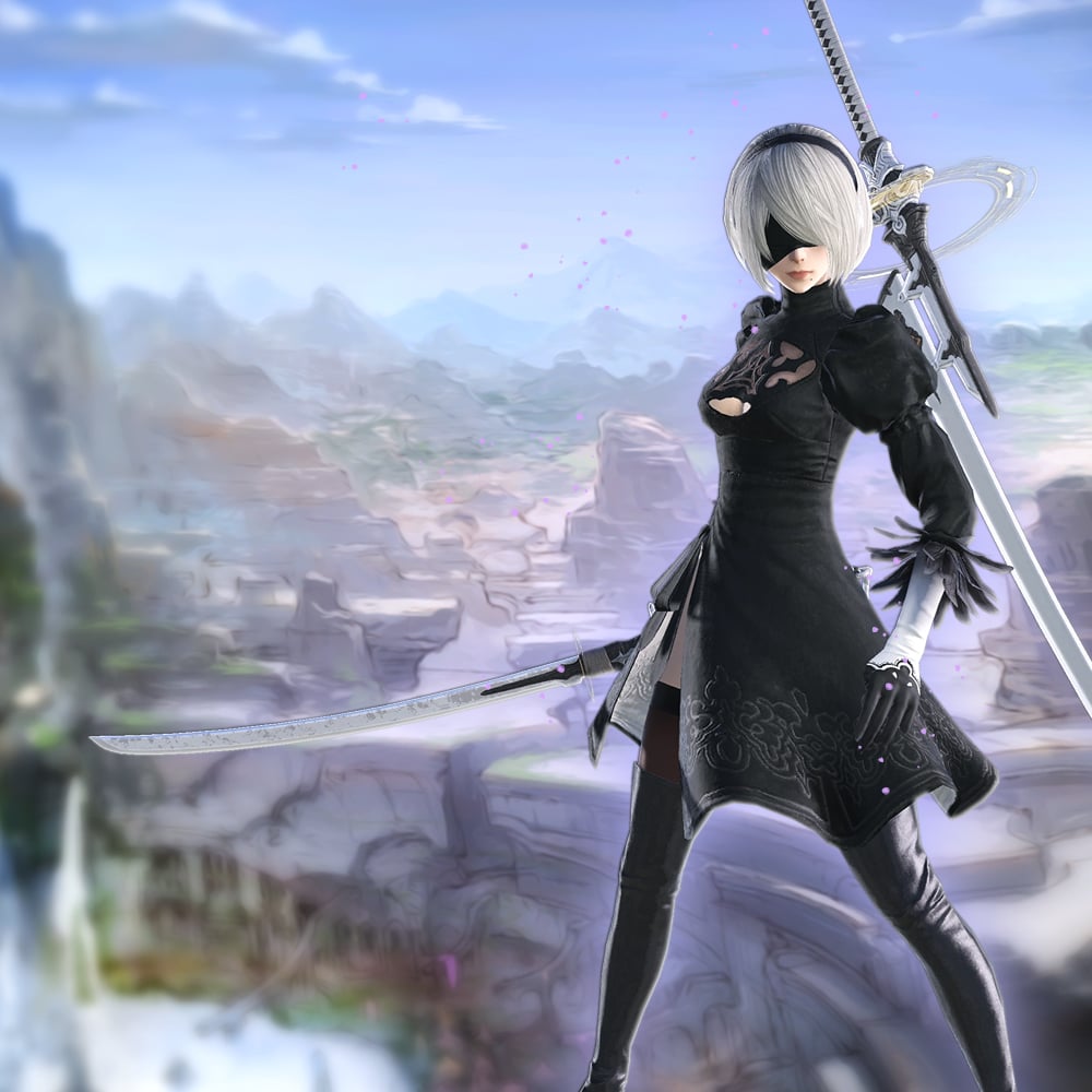 Buy 2B outfit FFXIV — FFXIV Glamour Boost Service