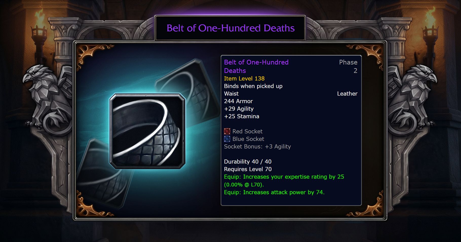 Belt of one-hundred deaths