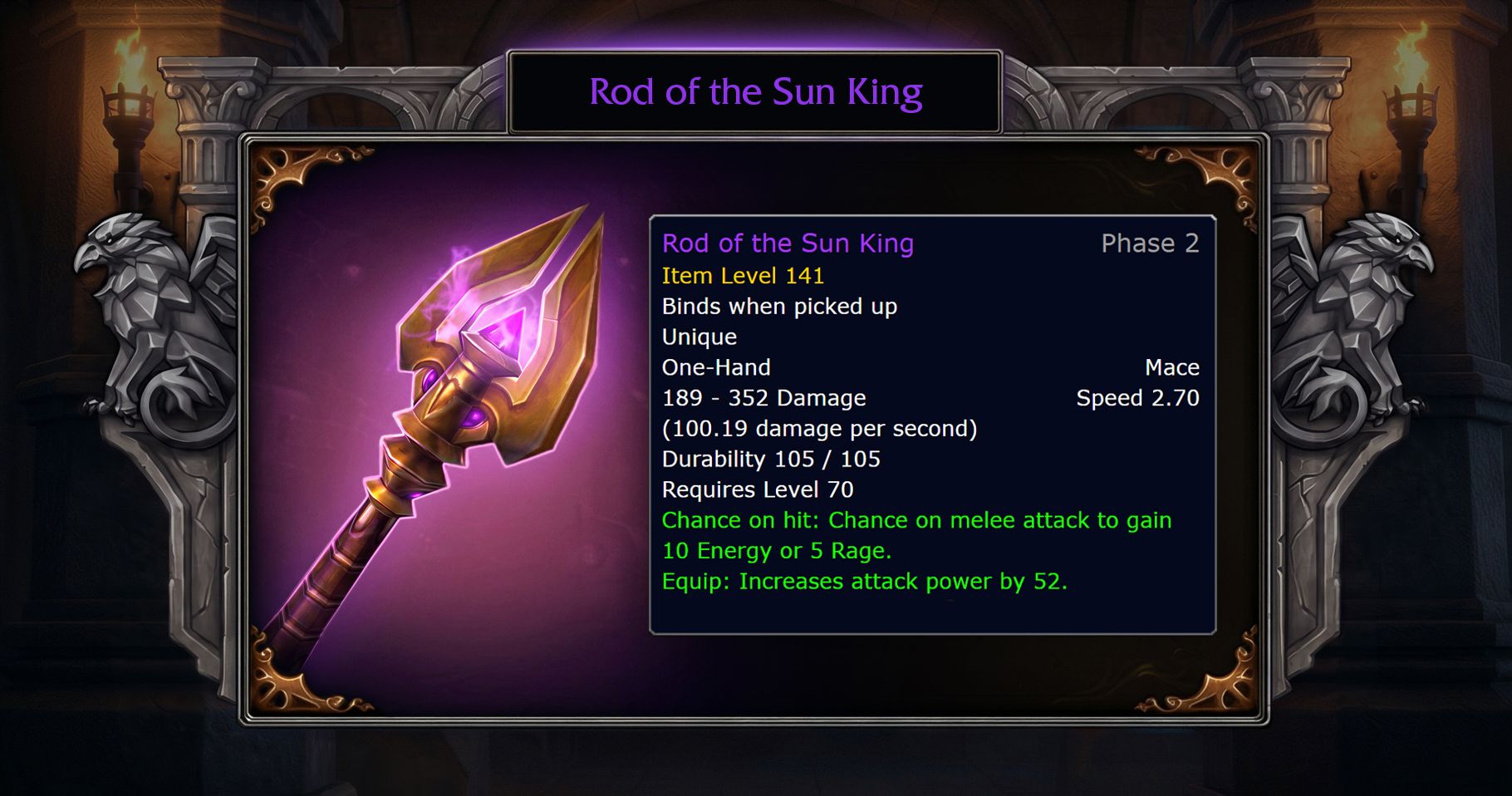 Rod of the sun king