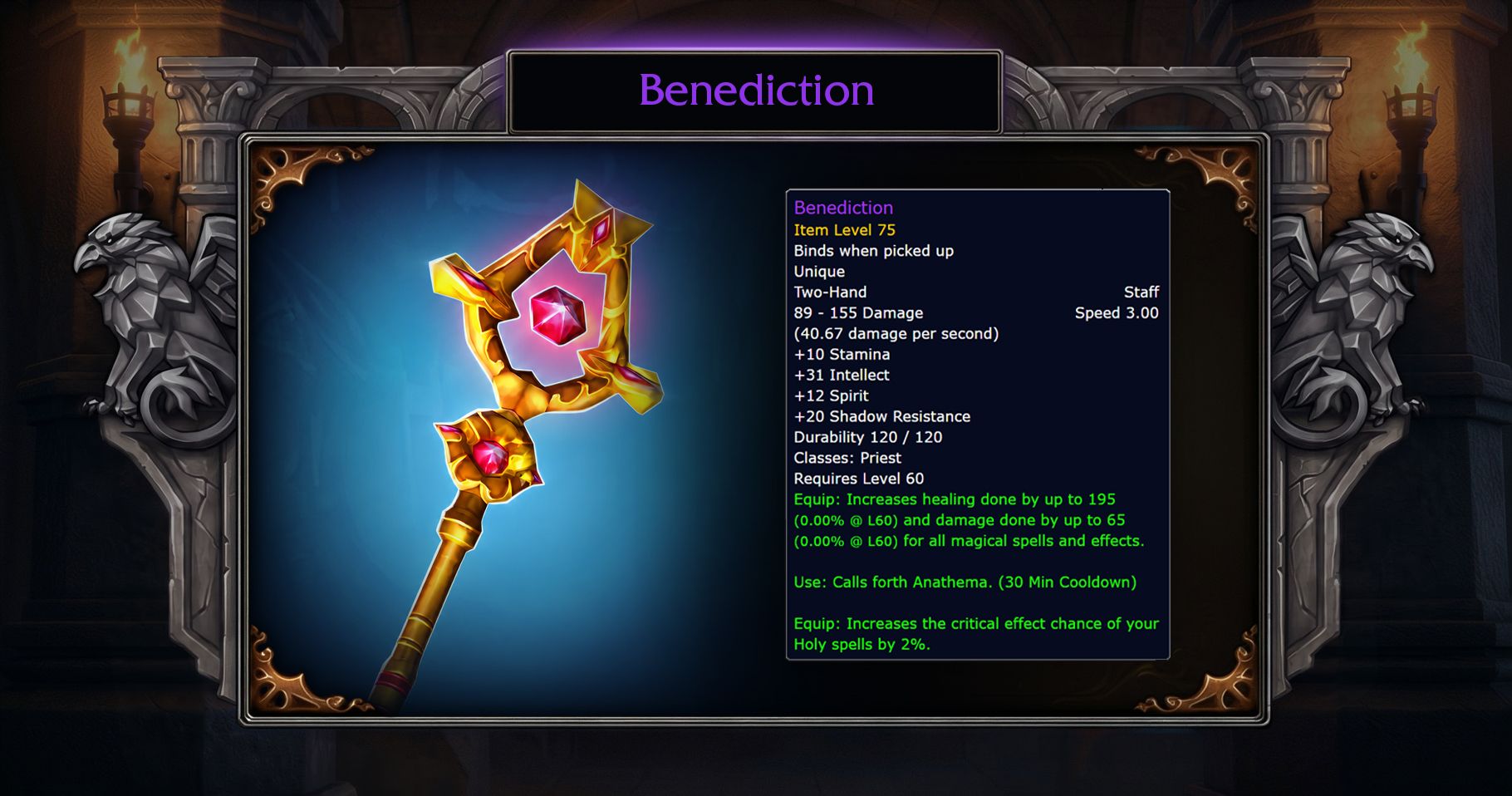 WoW Forever Benediction