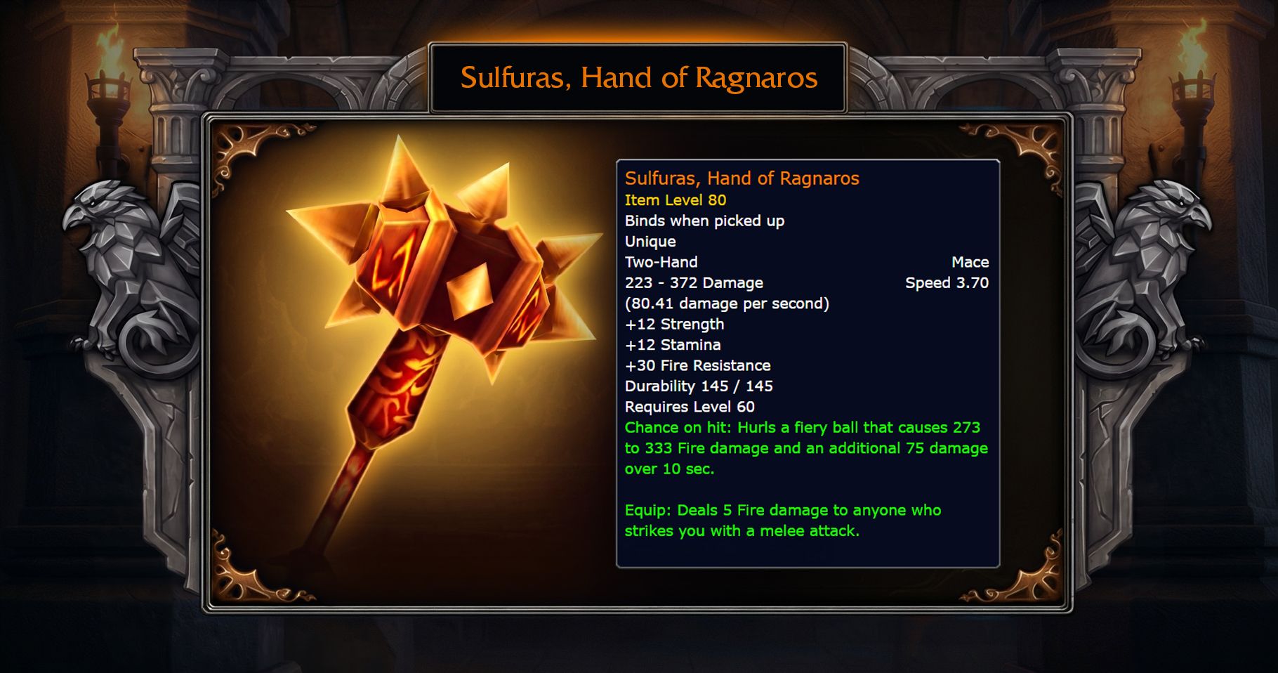 Sulfuras, Hand of Ragnaros