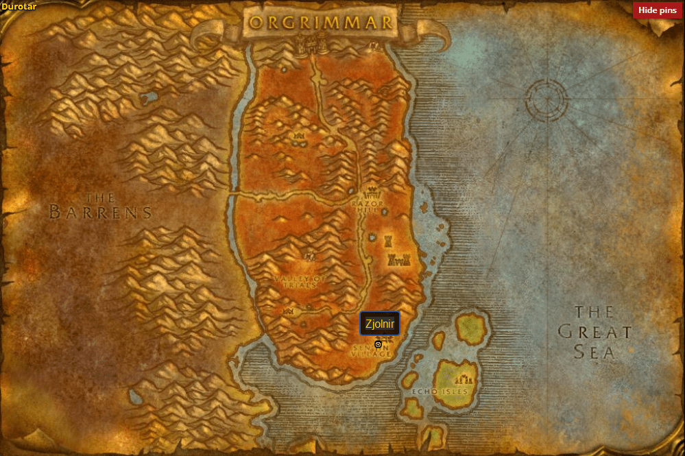 WoW Classic Travel Guide Paths