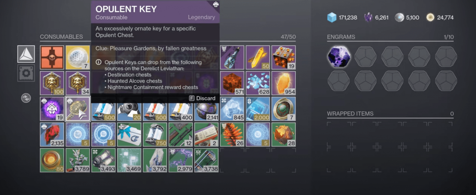 Destiny 2 How to get Opulent Keys and where to find all Opulent Chests