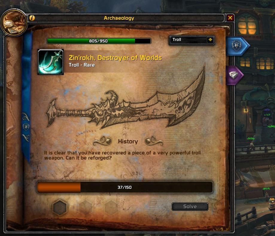 Cataclysm Archaeology Guide