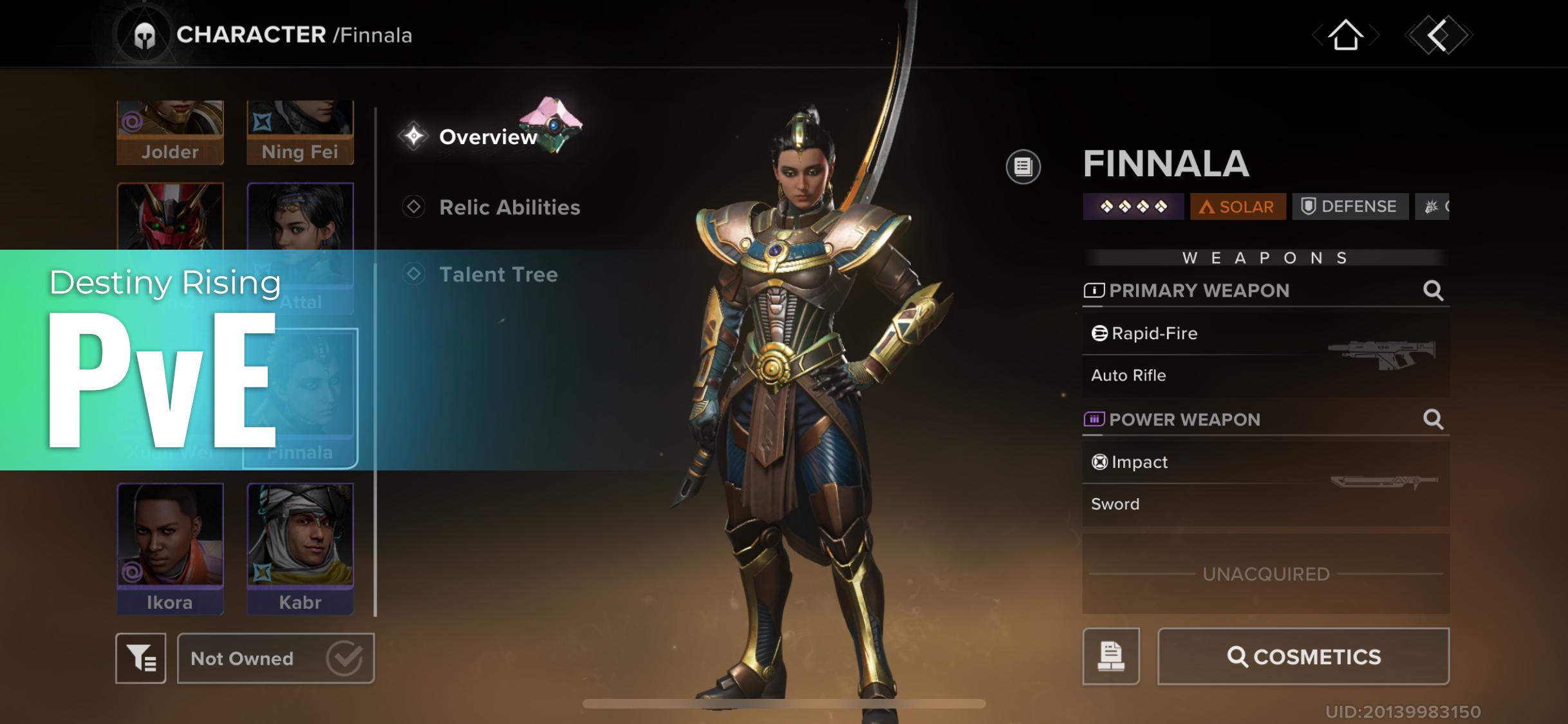 Destiny Rising Best Characters