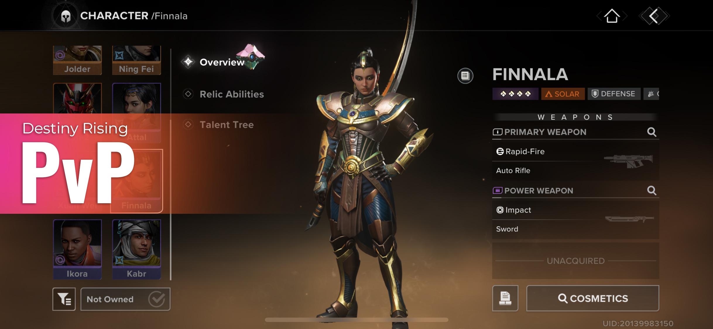 Destiny Rising Best Characters