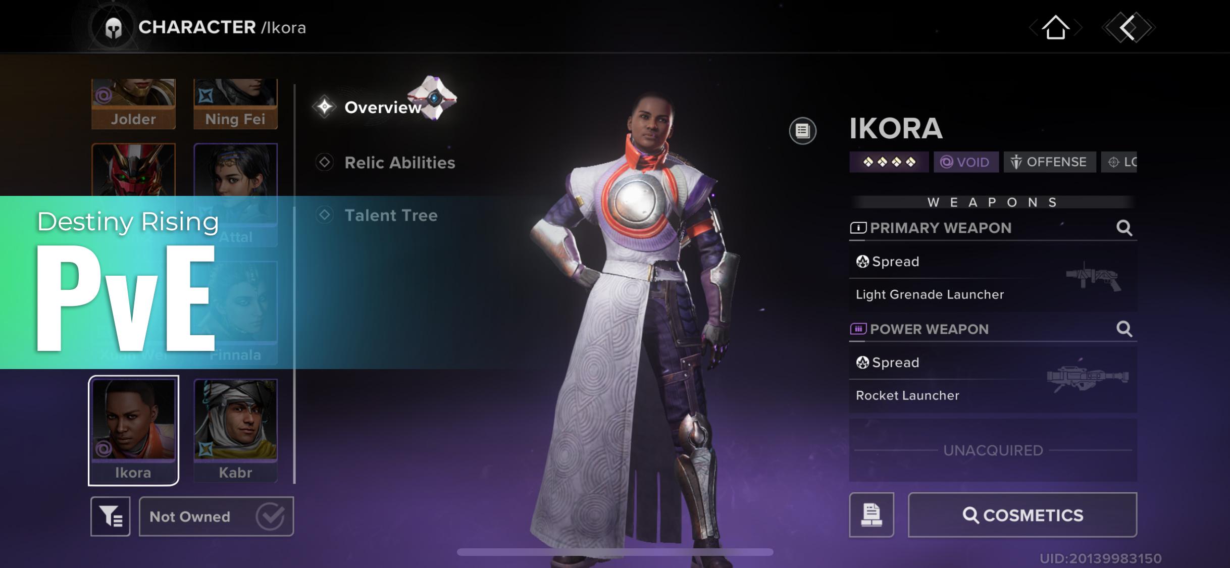 Destiny Rising Best Characters