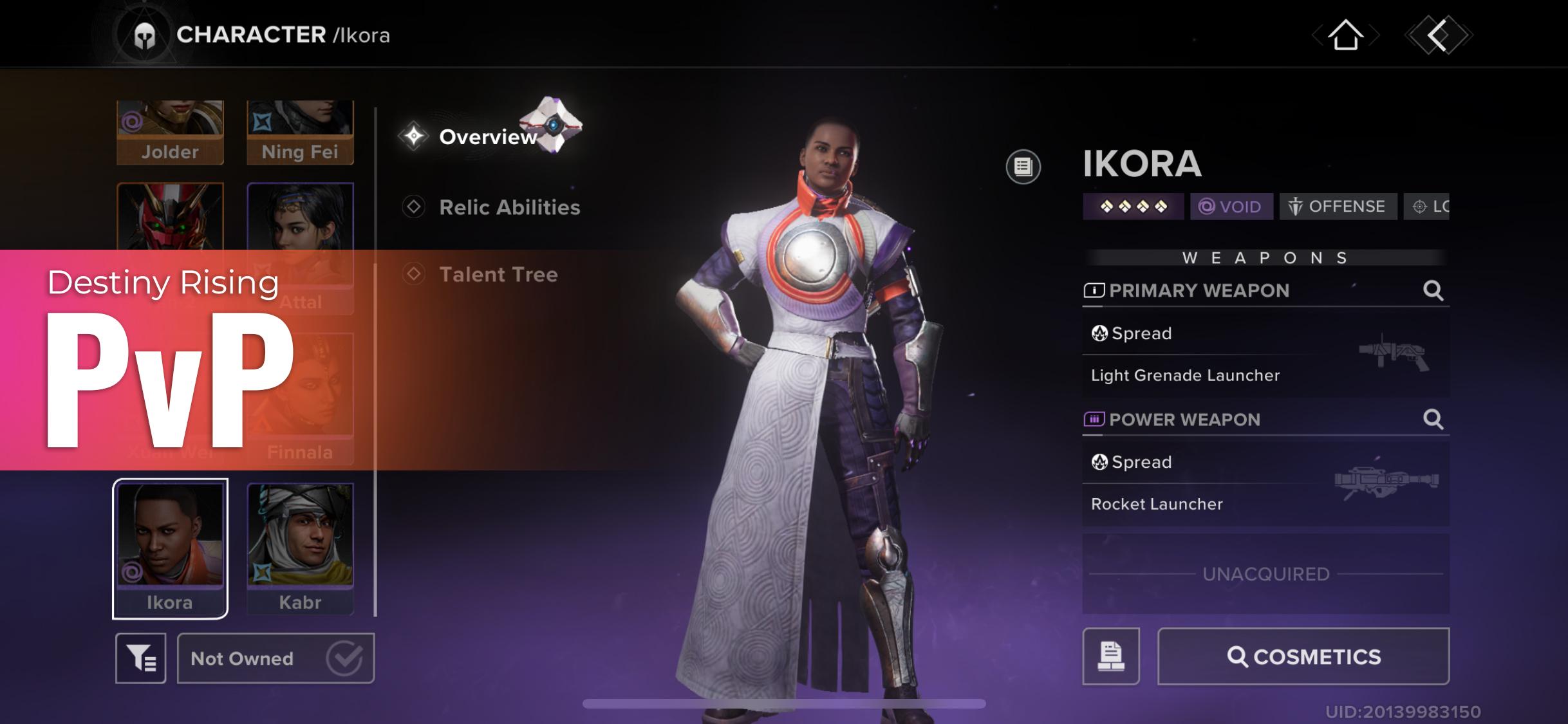 Destiny Rising Best Characters