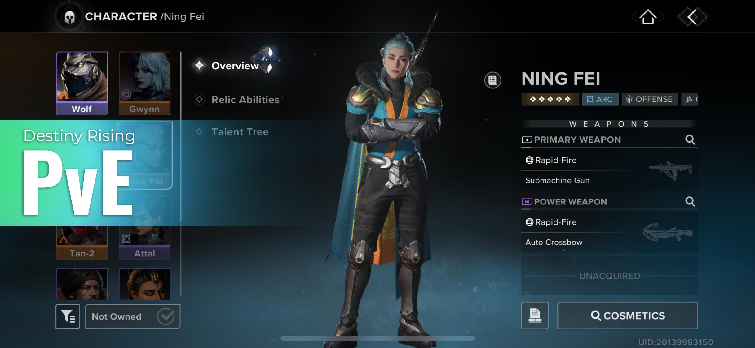 Destiny Rising Best Characters