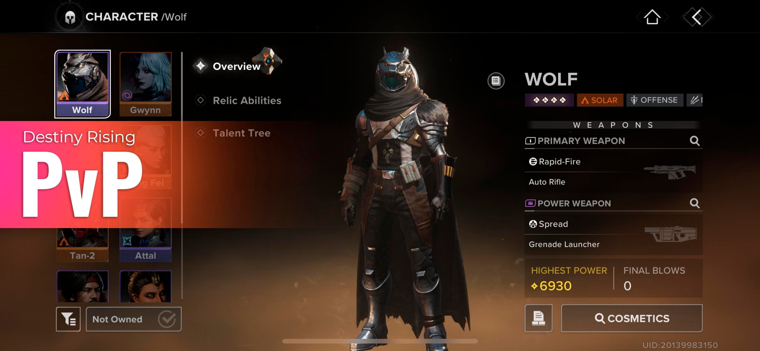 Destiny Rising Best Characters