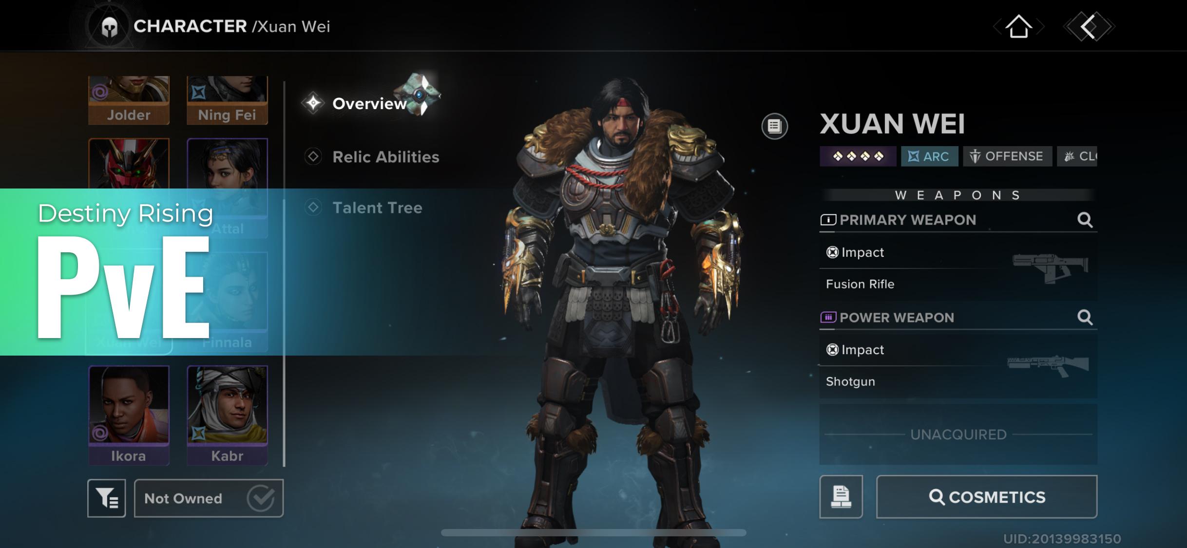 Destiny Rising Best Characters