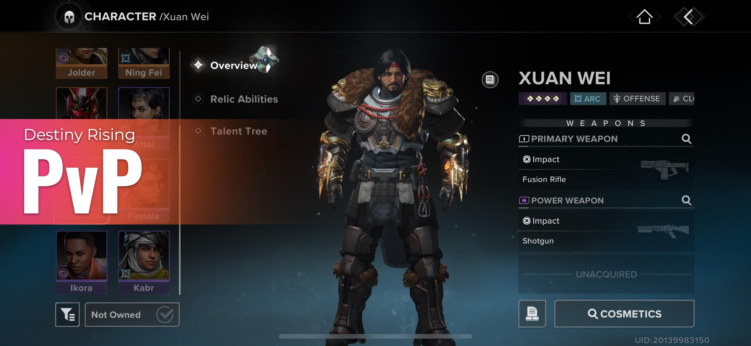 Destiny Rising Best Characters