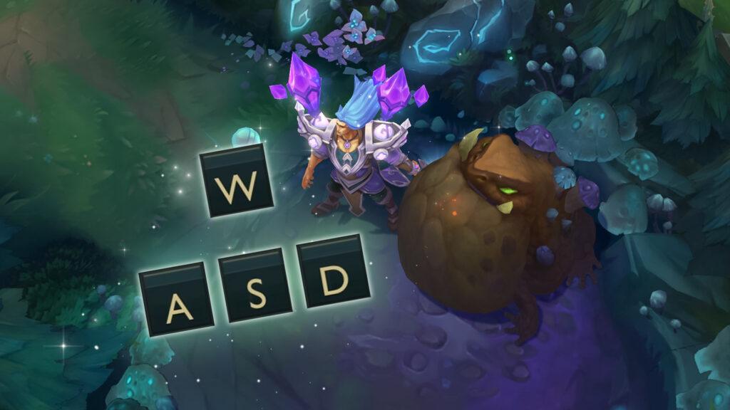 League of Legends Tests WASD Movement