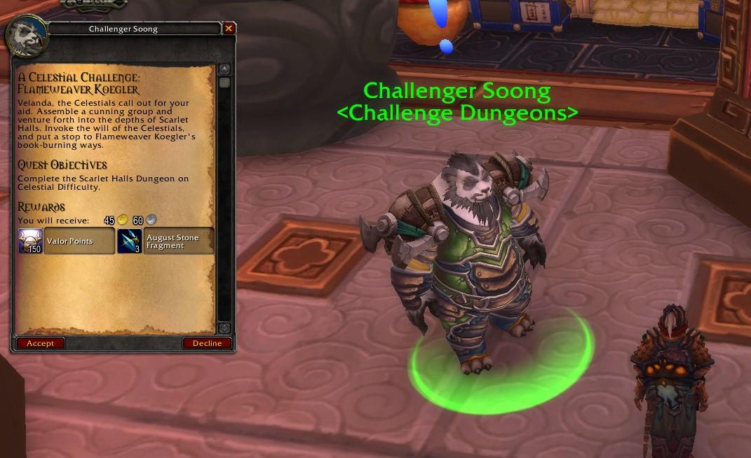 MoP Classic Celestial Dungeons