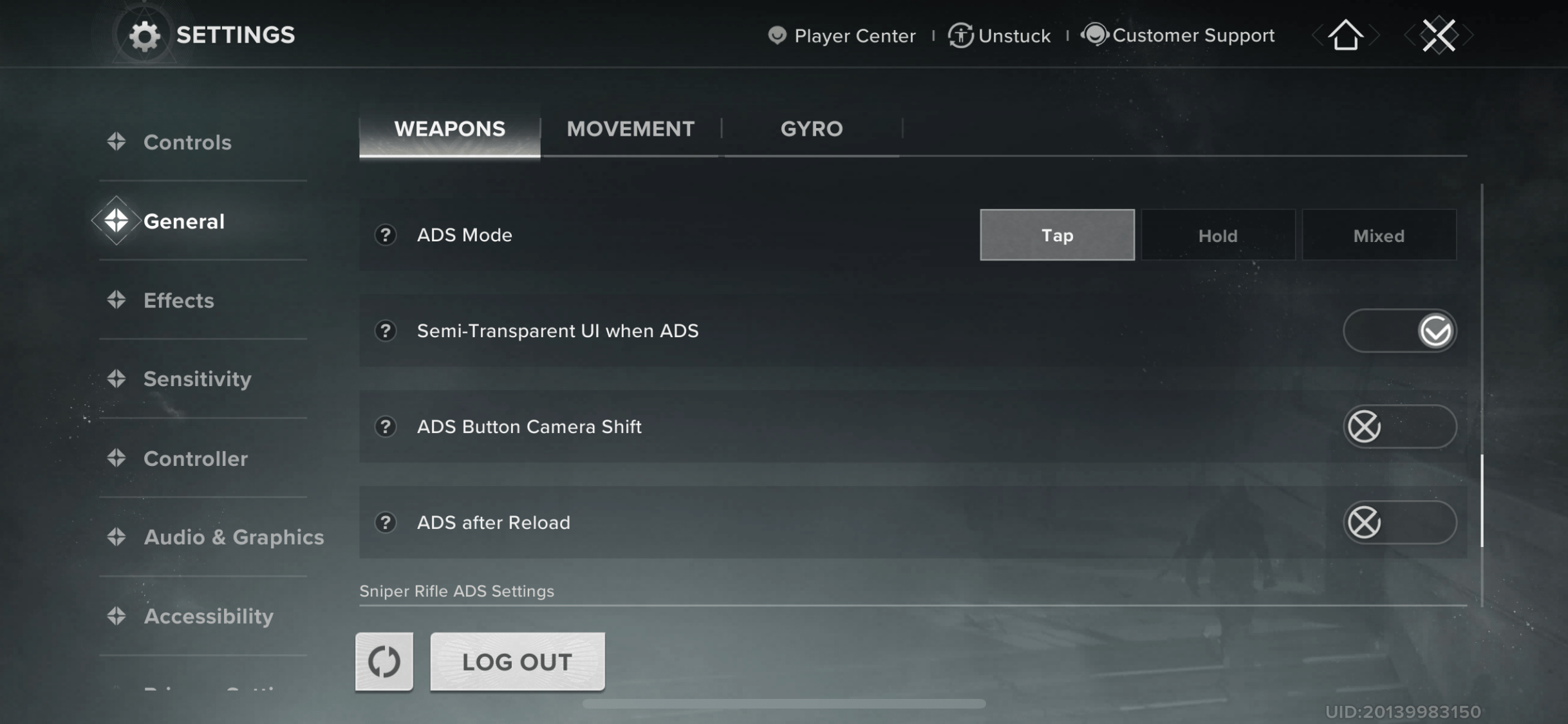 Destiny Rising Best Settings